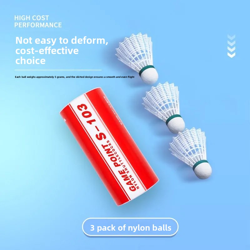 Badminton Shuttlecock - 1tube 3pcs Kumpoo Badminton balls shuttlecocks