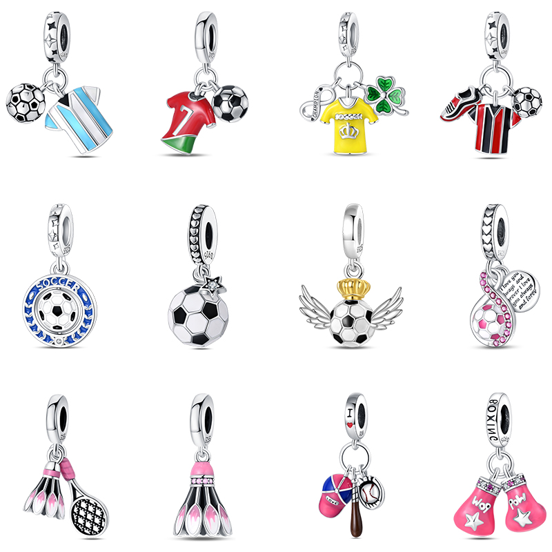 Badminton Aesthetic - Fashion 925 Silver Football Jersey Badminton
