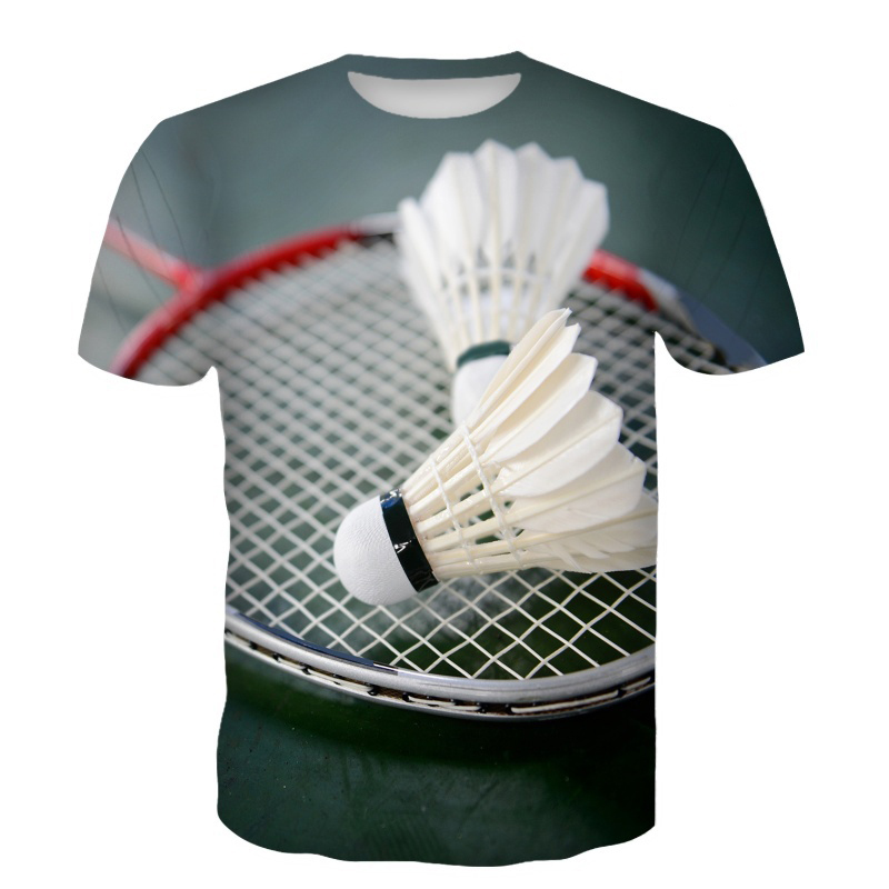 Badminton T-Shirts Shuttlecock - огляд і ціна Badminton Aesthetic