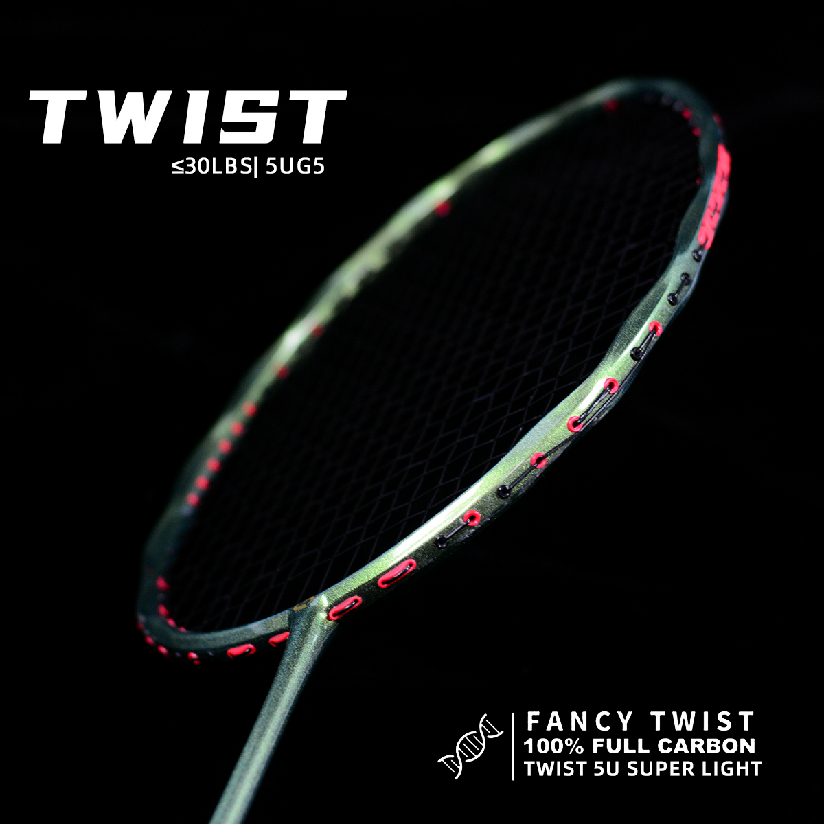 TWIST 100% Full Carbon Fiber B - огляд і ціна Badminton Yonex Nanoflare